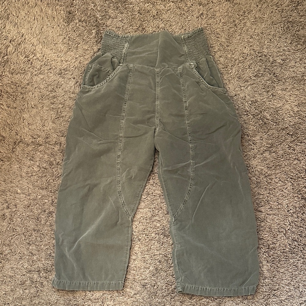 FP💚Lunam cropped corded harem pants